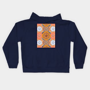 Circle Mandala Pattern Kids Hoodie